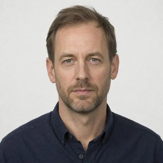 Porträtt av Lukas Hartmann