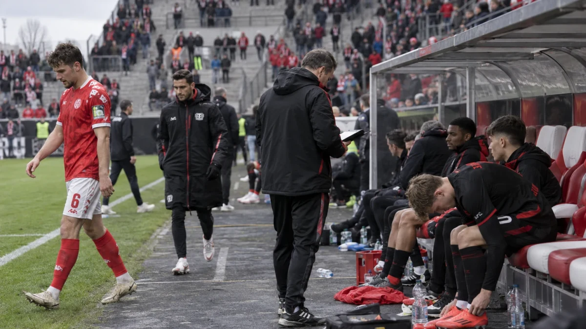 Bayer Leverkusen slog Mainz med 4 mot 3